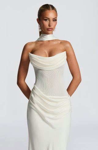 Liora Maxi Dress - Ivory - glavon