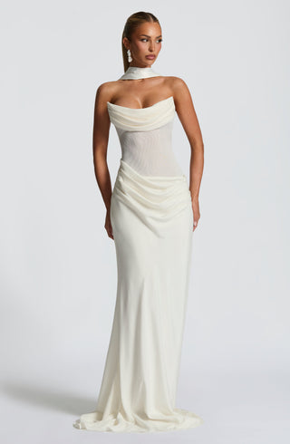 Liora Maxi Dress - Ivory - glavon