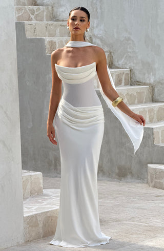 Liora Maxi Dress - Ivory - glavon