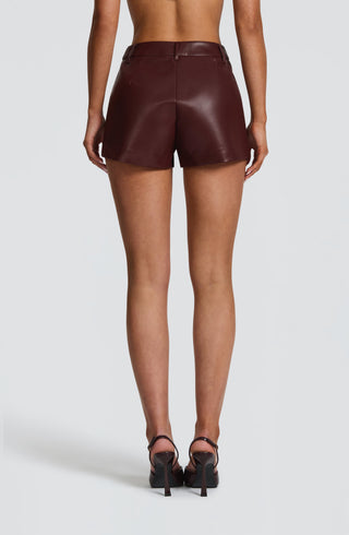 Liv Shorts - Burgundy - glavon