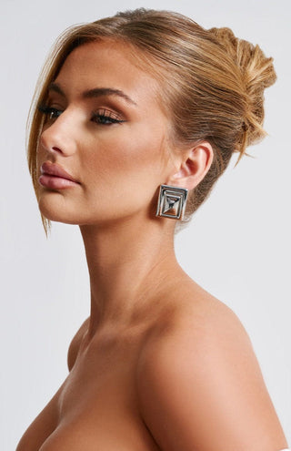 London Earrings - Silver - glavon