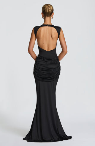 Lorenza Maxi Dress - Black - glavon