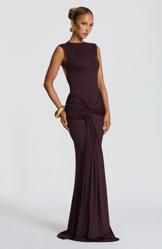 Lorenza Maxi Dress - Plum - glavon