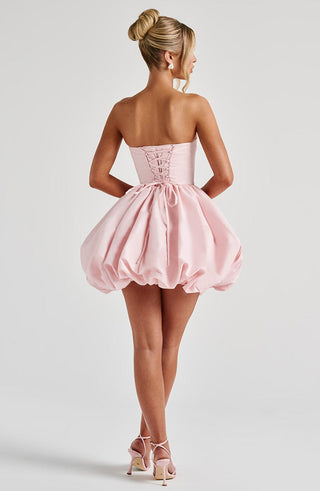 Lotus Mini Dress - Blush - glavon