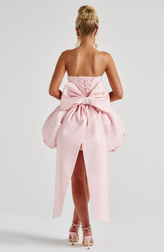Lotus Mini Dress - Blush - glavon