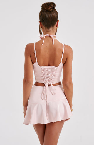 Louisa Mini Skirt - Blush - glavon