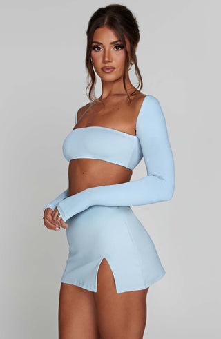 Lucianna Top - Baby Blue - glavon