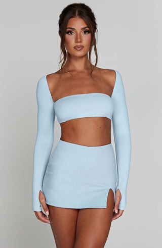 Lucianna Top - Baby Blue - glavon
