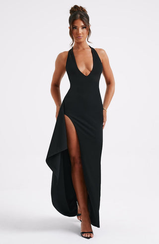 Luella Maxi Dress - Black - glavon