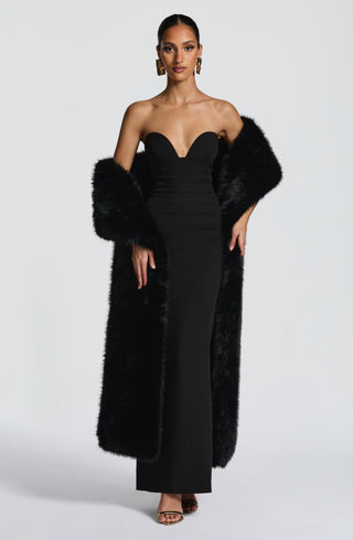 Lulu Shawl - Black - glavon