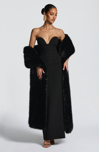 Lulu Shawl - Black - glavon