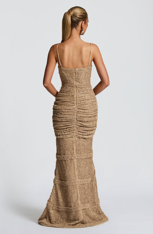 Lysandra Maxi Dress - Beige - glavon