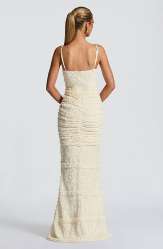 Lysandra Maxi Dress - Ivory - glavon
