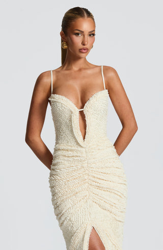Lysandra Maxi Dress - Ivory - glavon