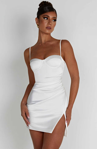 Mabel Mini Dress - Ivory - glavon