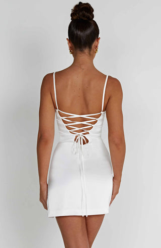 Mabel Mini Dress - Ivory - glavon