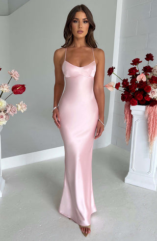 Malika Maxi Dress - Blush - glavon