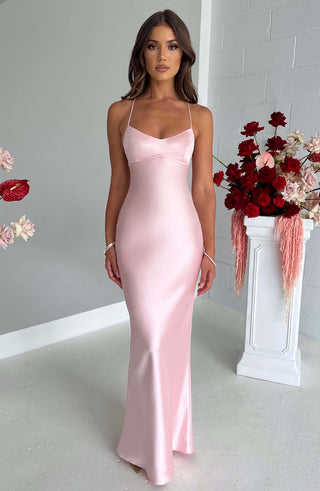Malika Maxi Dress - Blush - glavon