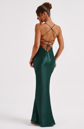 Malika Maxi Dress - Emerald - glavon