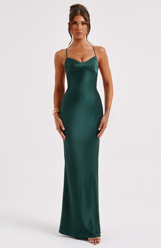 Malika Maxi Dress - Emerald - glavon
