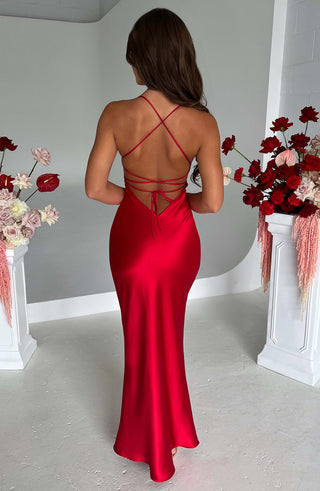 Malika Maxi Dress - Red - glavon