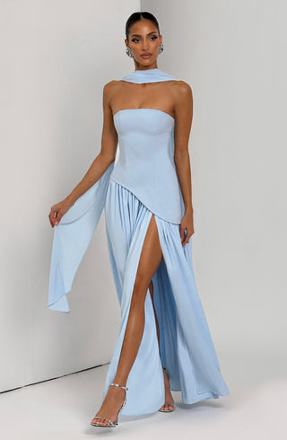 Maliyah Maxi Dress - Baby Blue - glavon