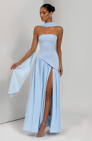 Maliyah Maxi Dress - Baby Blue - glavon