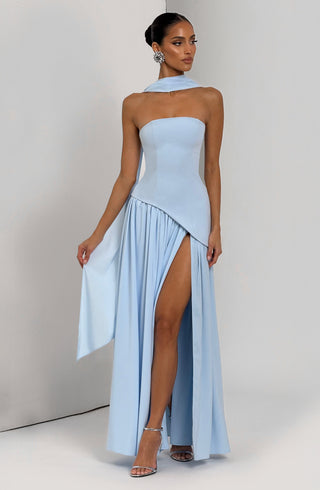 Maliyah Maxi Dress - Baby Blue - glavon