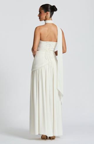 Maliyah Maxi Dress - Ivory - glavon