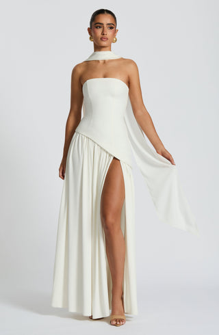 Maliyah Maxi Dress - Ivory - glavon