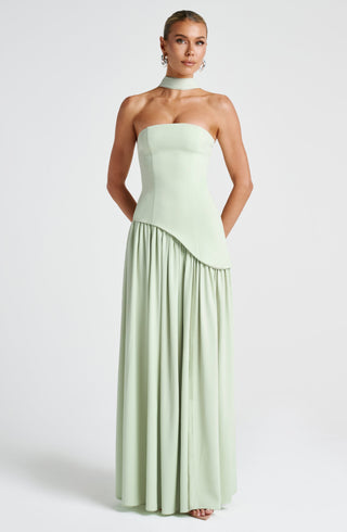 Maliyah Maxi Dress - Mint - glavon