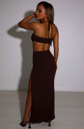 Mariana Maxi Skirt - Chocolate - glavon