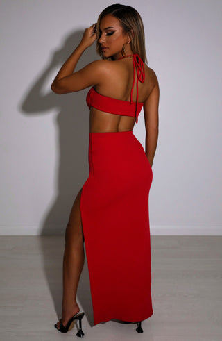 Mariana Maxi Skirt - Red - glavon