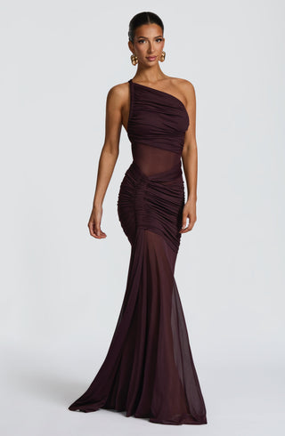 Marianne Maxi Dress - Plum - glavon