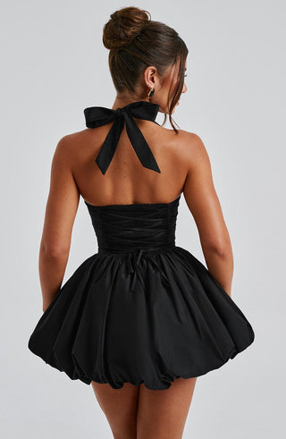 Maricia Mini Dress - Black - glavon
