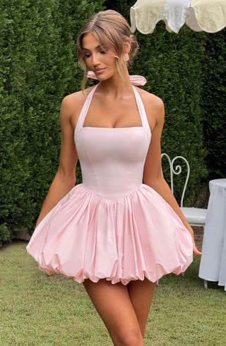 Maricia Mini Dress - Blush - glavon