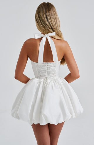 Maricia Mini Dress - Ivory - glavon