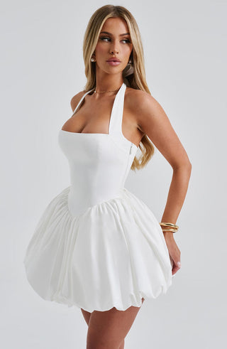 Maricia Mini Dress - Ivory - glavon