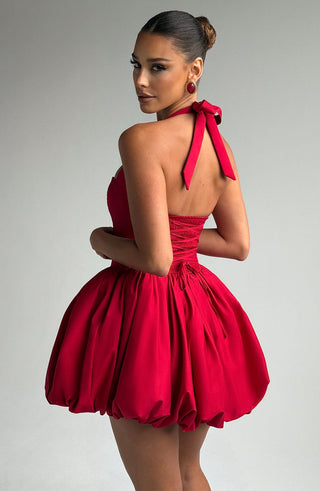 Maricia Mini Dress - Red - glavon