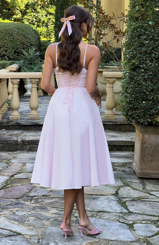 Mariella Midi Dress - Blush - glavon