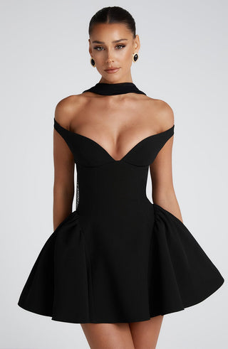 Marla Mini Dress - Black - glavon