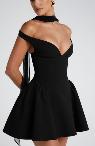 Marla Mini Dress - Black - glavon