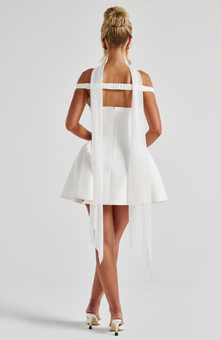 Marla Mini Dress - Ivory - glavon