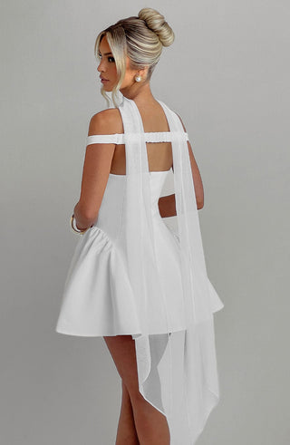 Marla Mini Dress - Ivory - glavon