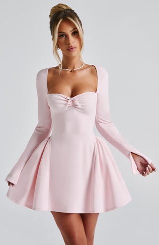 Megan Mini Dress - Blush - glavon