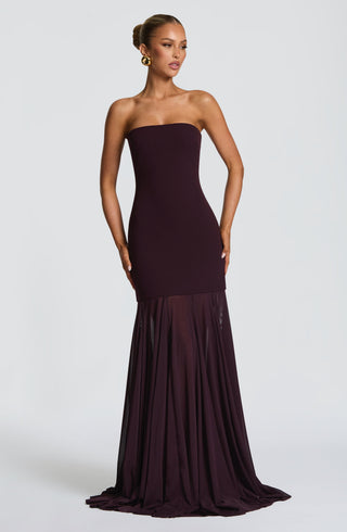 Merritt Gown - Plum - glavon