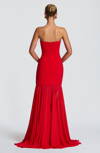 Merritt Gown - Red - glavon