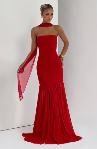 Merritt Gown - Red - glavon