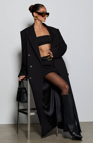 Michelle Coat - Black - glavon
