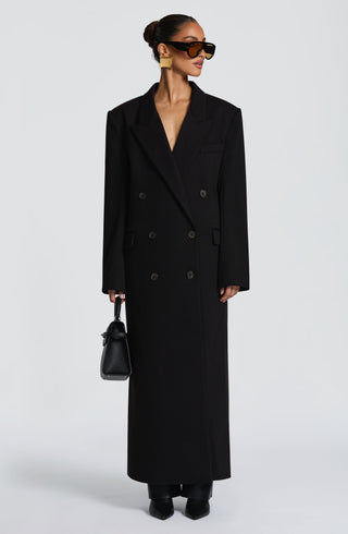 Michelle Coat - Black - glavon